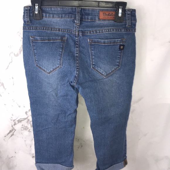 Bodilove capri shorts denim jean short - Picture 2 of 3